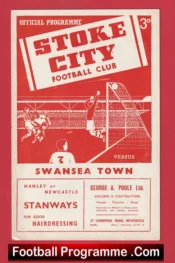 Stoke City v Swansea 1953 – Old Football Programmes