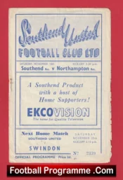 Southend United v Northampton Town 1950