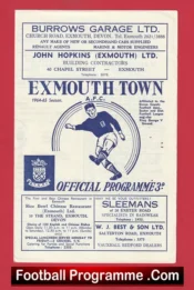 Exmouth Town v Exmouth Amateurs 1964