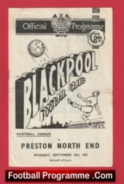 Blackpool v Preston 1951