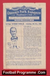 Queens Park Rangers v Swindon Town 1947 – 1940s QPR