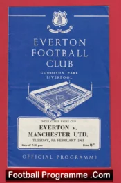 Everton v Manchester United 1964 – Inter Cities Fairs Cup