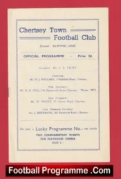 Chertsey Town v Worcester Park 1955 – Surrey Senior Shield
