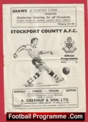 Stockport County v Bradford Park Avenue 1951