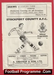 Stockport County v Bradford Park Avenue 1951