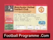 Manchester United v Chelsea 1996 – Football Ticket