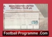 Manchester United v Everton 1996 – Football Ticket