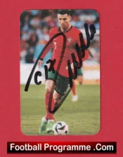 Manchester United Cristiano Ronaldo Autograph Signed Football Card Man Utd
