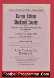 Curzon Ashton v Stockport County 1978 – Tameside + Matt Busby