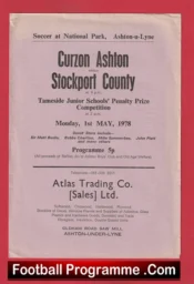 Curzon Ashton v Stockport County 1978 – Tameside + Matt Busby