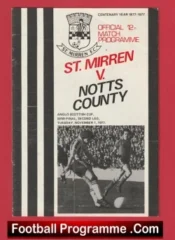 St Mirren v Notts County 1977 – Anglo Cup Semi Final + Alex Ferguson (Copy)