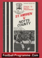 St Mirren v Notts County 1977 – Anglo Cup Semi Final + Alex Ferguson (Copy)