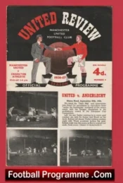 Manchester United v Charlton Athletic 1956 – Bobby Charlton First Debut Game