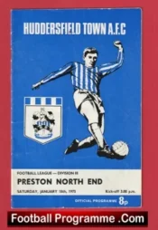 Preston North End v Huddersfield Town 1975 – Bobby Charlton Player Manager