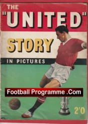 Manchester United Story Magazine Brochure Man Utd 1950s Busby Babes