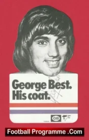 Manchester United George Best Signed Autograph Edwardia Fashion Label