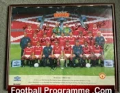 Manchester United Multi Signed Massive Team Poster Man Utd 1993 1994
