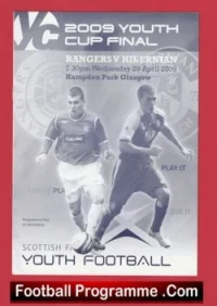Glasgow Rangers v Hibernian Hibs 2009 – Scottish Youth Cup Final