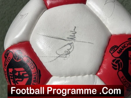 Manchester United Multi Signed Football Ball 1990s Ferguson Robson Plus - Image 6