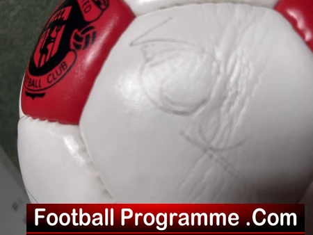 Manchester United Multi Signed Football Ball 1990s Ferguson Robson Plus - Image 12