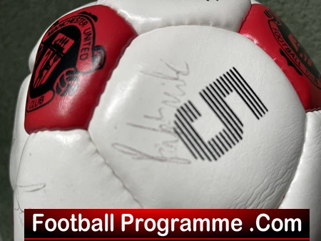 Manchester United Multi Signed Football Ball 1990s Ferguson Robson Plus - Image 15