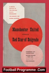 Manchester United v Red Star Belgrade 1958 – Munich Season 1957/58