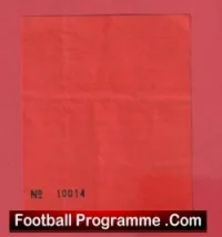 Oldham Athletic v Manchester United 1990 – Ticket