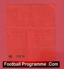 Oldham Athletic v Manchester United 1990 - Ticket - football memorabilia