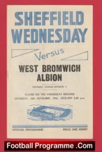 Sheffield Wednesday v West Brom 1946 – WBA