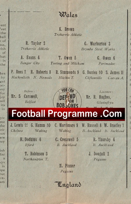 Wales v England 1957 - Amateur International at Bangor - Image 4
