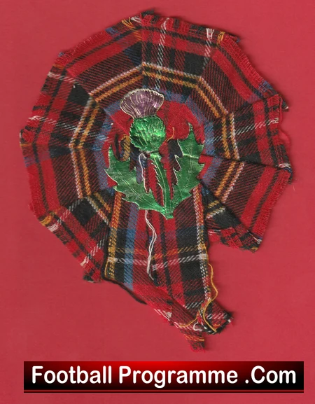 Scotland Football Team Old Football Rosette 1960's - Image 2
