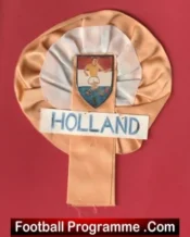 Holland Football Team Old Football Rosette 1960’s