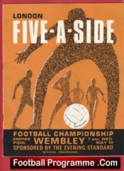 London Five A Side Football Championship 1967 – West Ham Arsenal