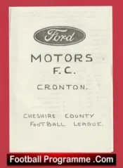 Ford Motors v Atherton Collieries 1980 – Cronton Cheshire