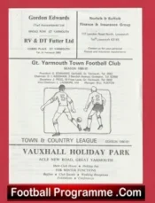 Great Yarmouth Town v Cray Wanderers 1981 – FA Vase