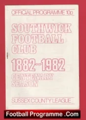Southwick v Hastings Town 1982 – Sussex County League