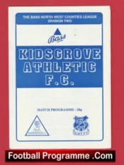 Kidsgrove Athletic v Nantwich Town 1991