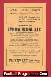 Swinnow Victoria v Railway Athletic 1980s
