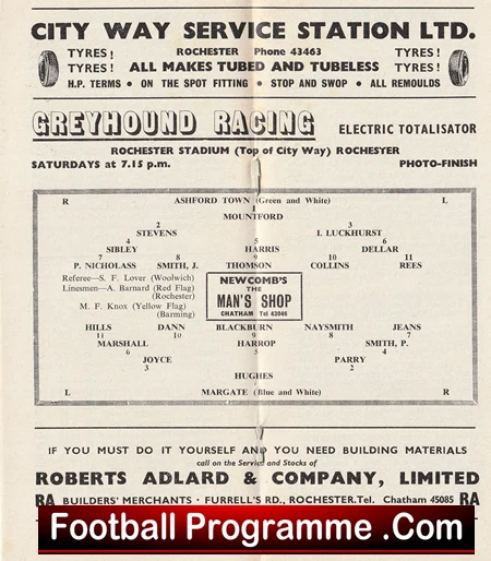 Ashford Town v Margate 1963 - Kent Senior Cup Final - Image 3