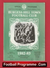Burgess Hill Town v Canterbury City 1982