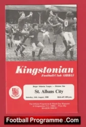 Kingstonian v St Albans City 1980