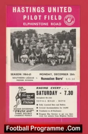 Hastings United v Nuneaton Borough 1964