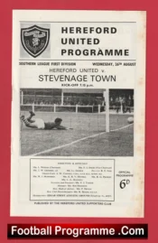 Hereford United v Stevenage Town 1964