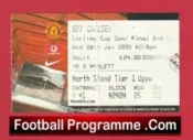 Manchester United v Chelsea 2005 – Semi Final Football Ticket