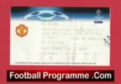 Manchester United v AC Milan 2007 – Football Match Ticket
