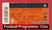 Chelsea v Manchester United 2008 – Football Ticket