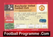 Manchester United v Middlesbrough 1997 – Man Utd Ticket