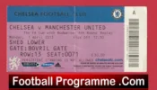 Chelsea v Manchester United 2013 – Football Ticket