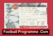 Manchester United v Maccabi Haifa 2002 – Football Ticket