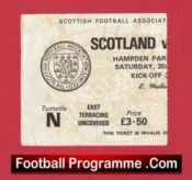 Scotland v England 1985 – Ticket
